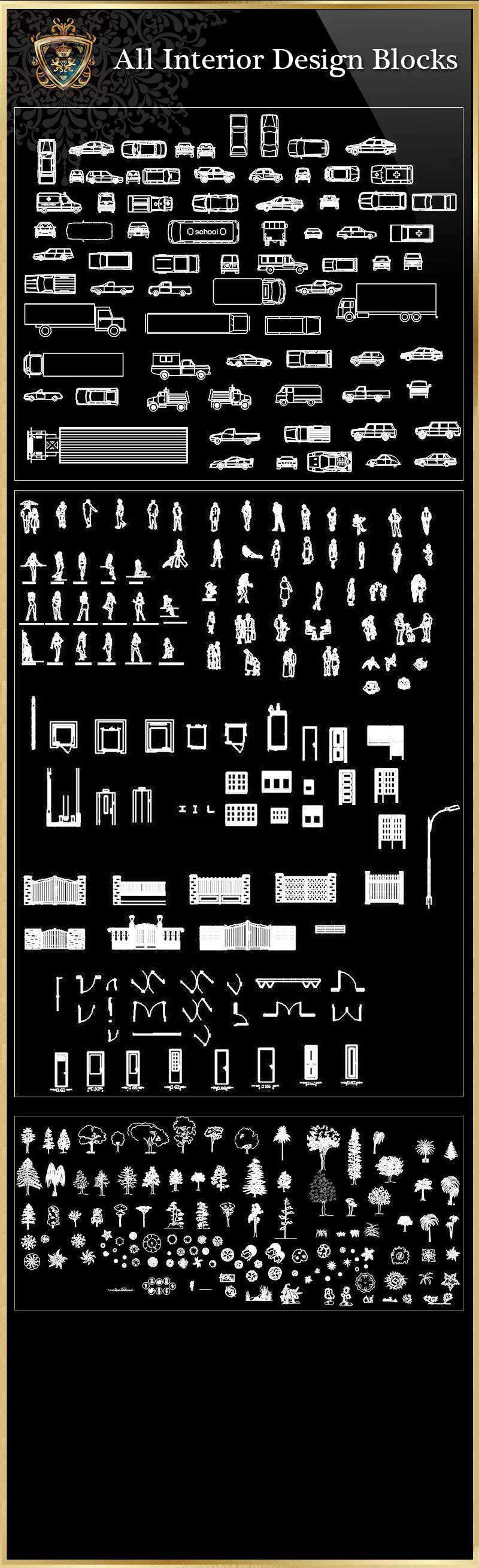 ★【All Interior Design Blocks 8】Luxury home, Luxury Villas, Luxury Palace, Architecture Ornamental Parts, Decorative Inserts & Accessories, Handrail & Stairway Parts, Outdoor House Accessories, Euro Architectural Components, Arcade