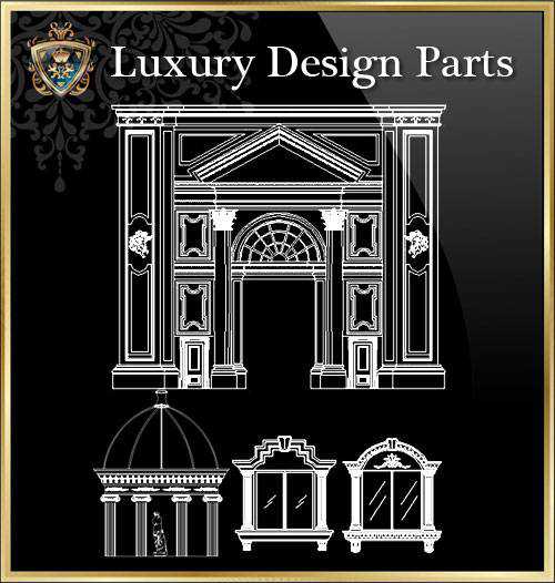 ★【Luxury Design Parts 1】Luxury home, Luxury Villas, Luxury Palace, Architecture Ornamental Parts, Decorative Inserts & Accessories, Handrail & Stairway Parts, Outdoor House Accessories, Euro Architectural Components, Arcade